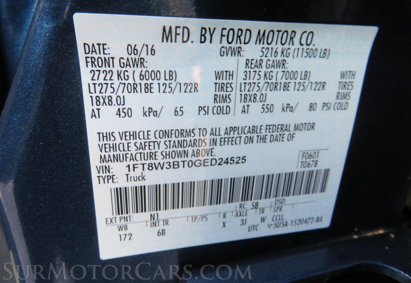 2016 Ford Super Duty F-350 SRW - Image 63