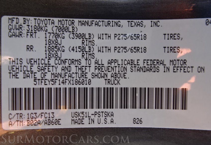 2015 Toyota Tundra - Image 45