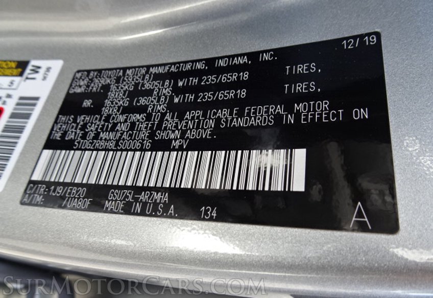 2020 Toyota Highlander - Image 63