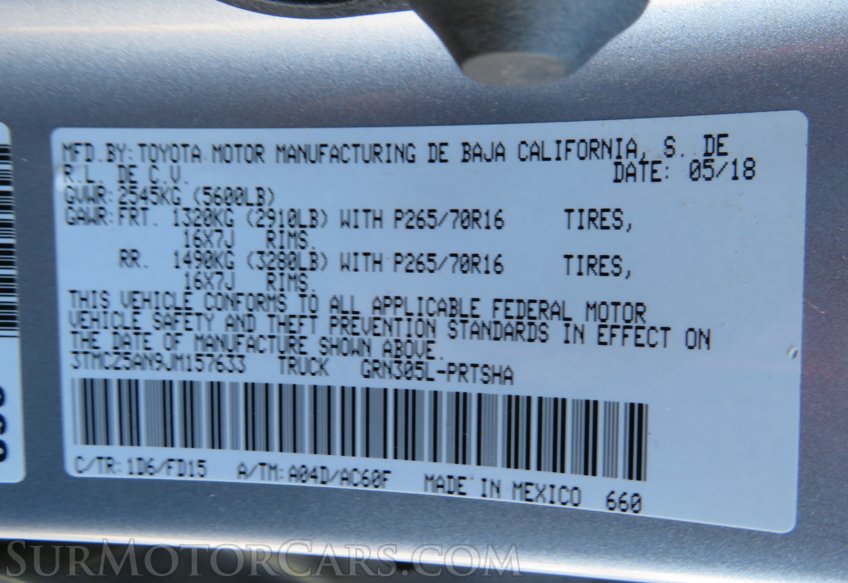 2018 Toyota Tacoma - Image 52