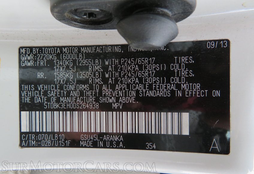 2013 Toyota Highlander - Image 46