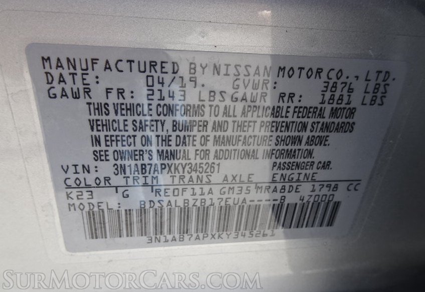 2019 Nissan Sentra - Image 46