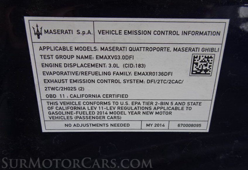 2014 Maserati Ghibli - Image 54