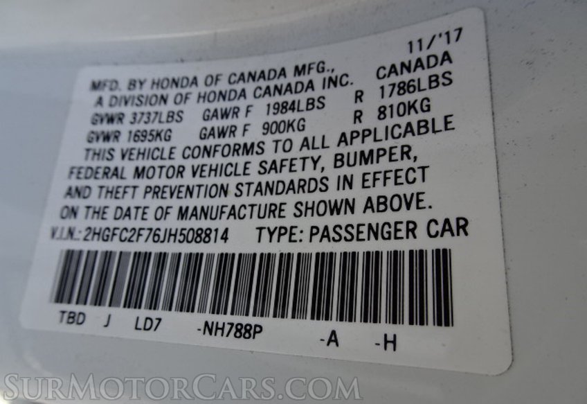 2018 Honda Civic Sedan - Image 48