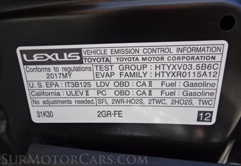 2017 Lexus ES - Image 59