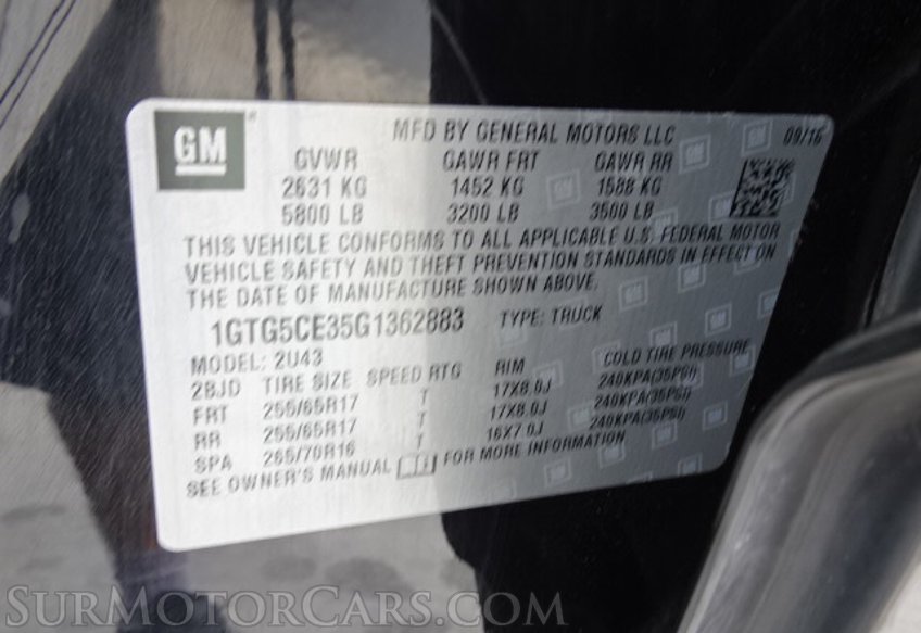 2016 GMC Canyon - Image 51
