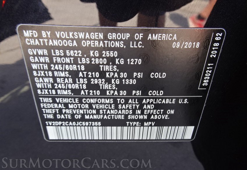 2018 Volkswagen Atlas - Image 101