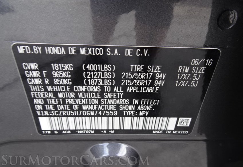 2016 Honda HR-V - Image 52