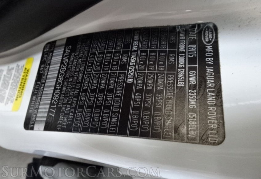 2016 Land Rover Range Rover Evoque - Image 51