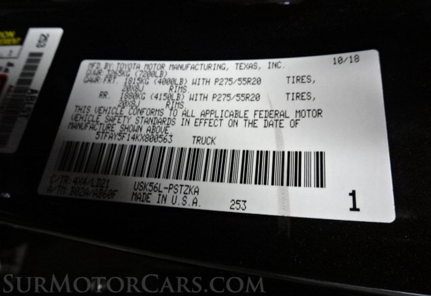 2019 Toyota Tundra 4WD - Image 50