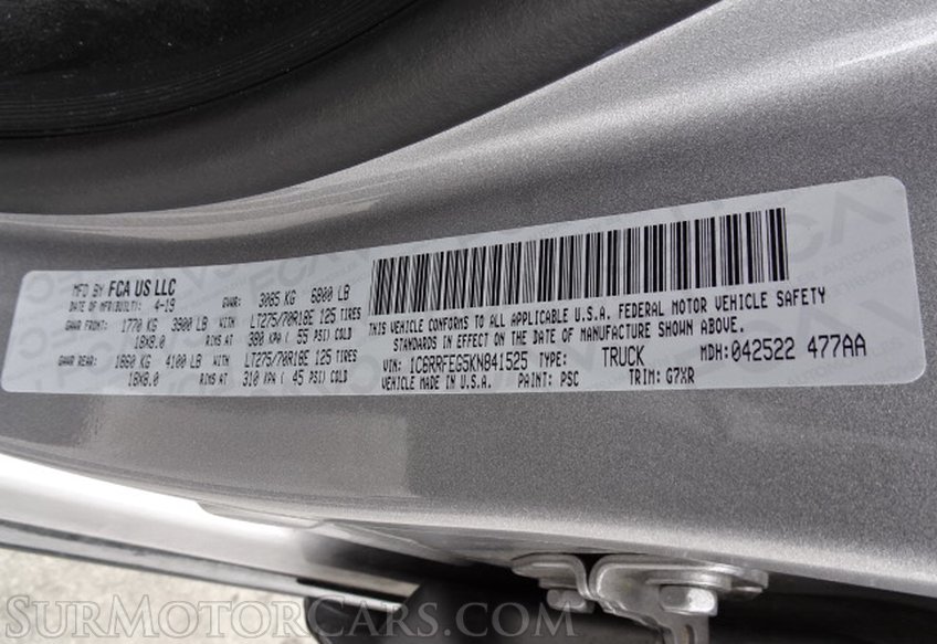 2019 Ram 1500 - Image 57
