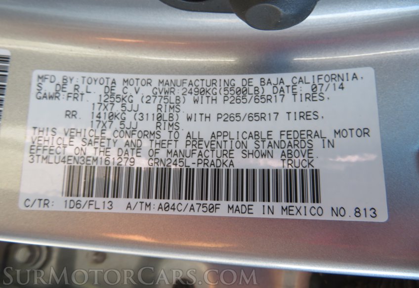 2014 Toyota Tacoma - Image 54