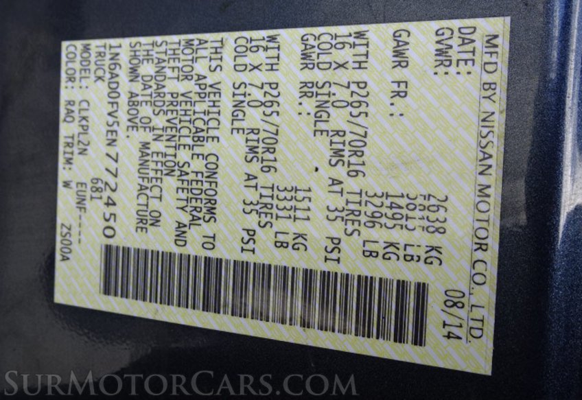 2014 Nissan Frontier - Image 49