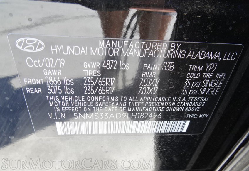 2020 Hyundai Santa Fe - Image 50