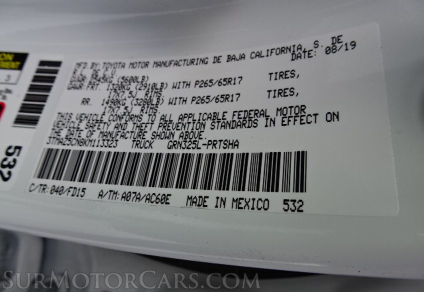 2019 Toyota Tacoma - Image 55