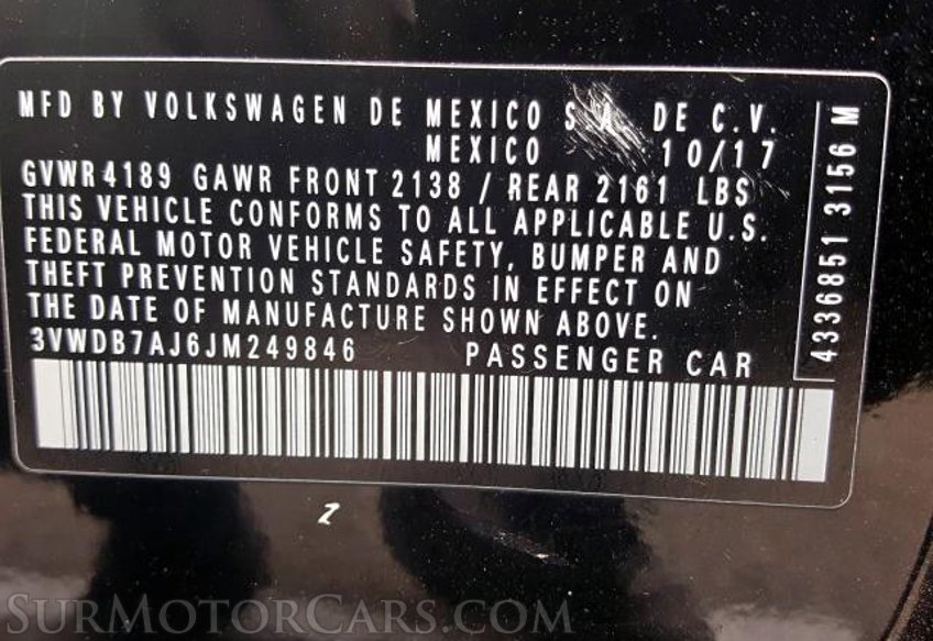 2018 Volkswagen Jetta - Image 9