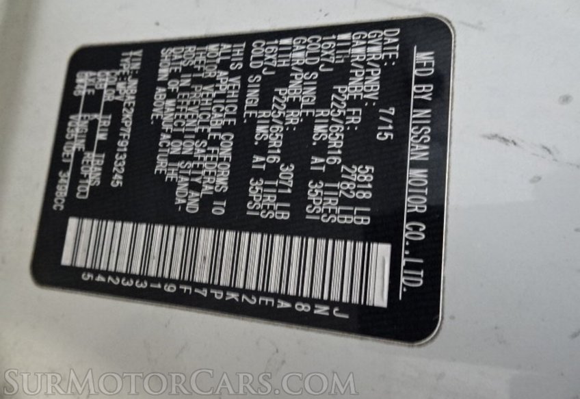 2015 Nissan Quest - Image 43