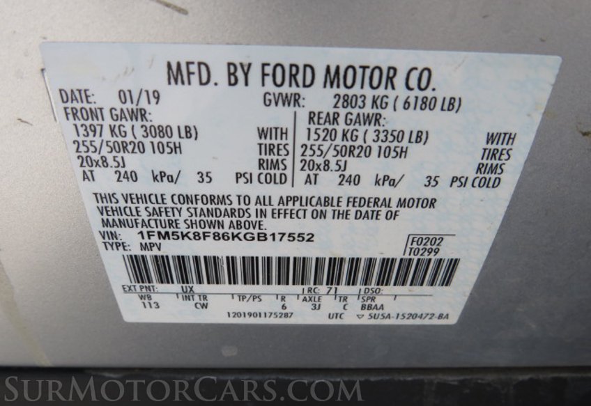 2019 Ford Explorer - Image 55