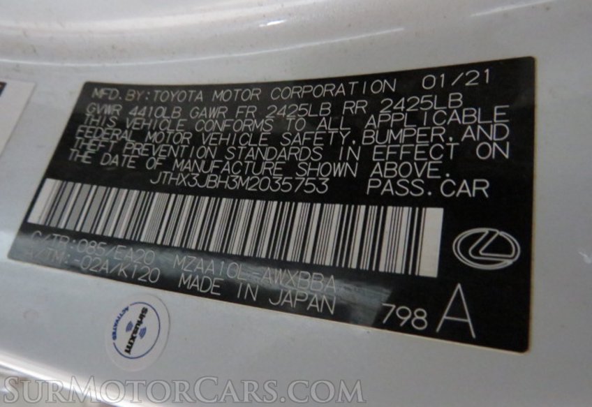 2021 Lexus UX 200 - Image 51