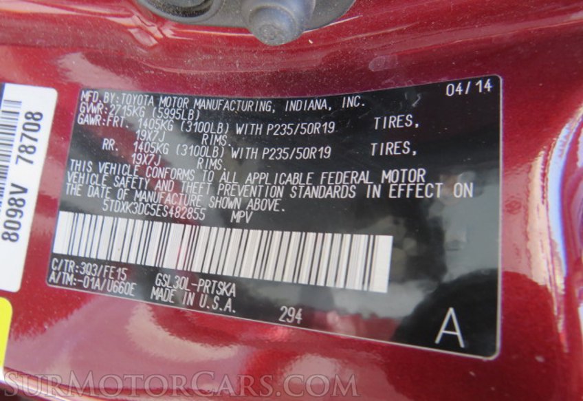 2014 Toyota Sienna - Image 51