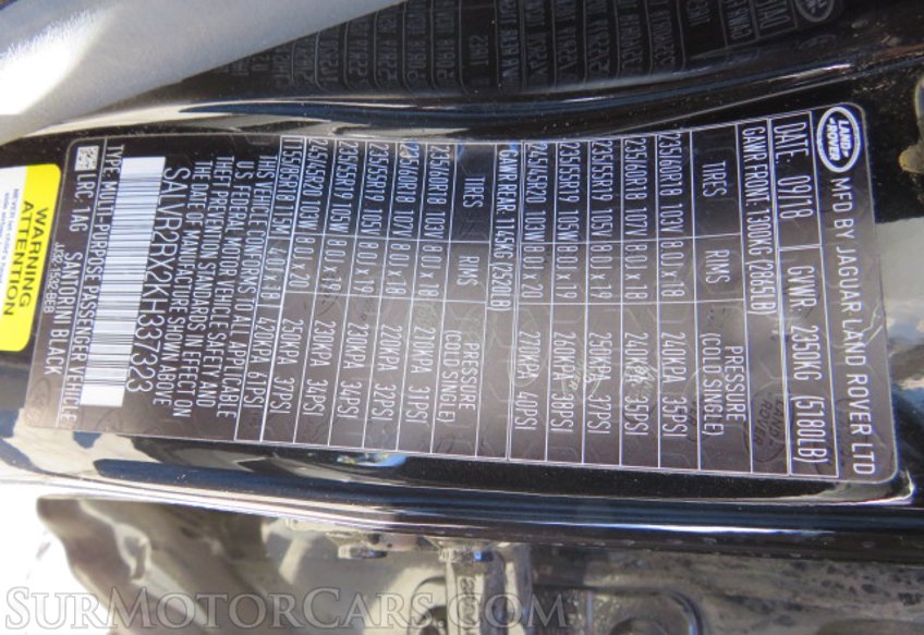 2019 Land Rover Range Rover Evoque - Image 52