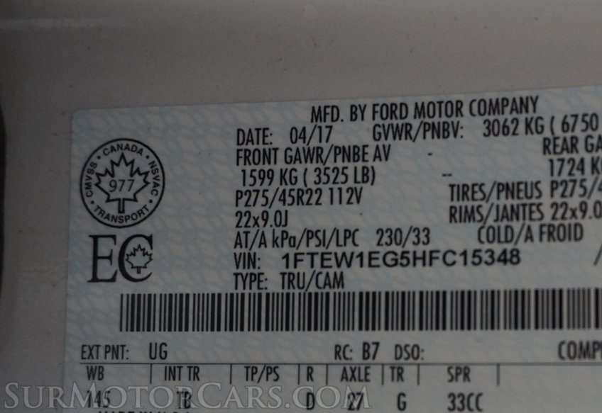 2017 Ford F-150 - Image 87