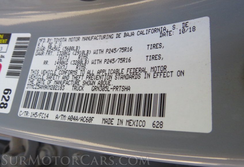 2019 Toyota Tacoma 4WD - Image 48