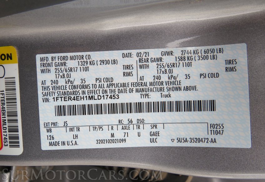 2021 Ford Ranger - Image 58