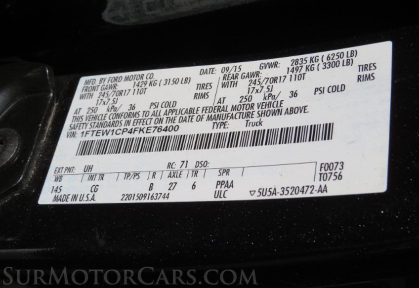 2015 Ford F-150 - Image 47