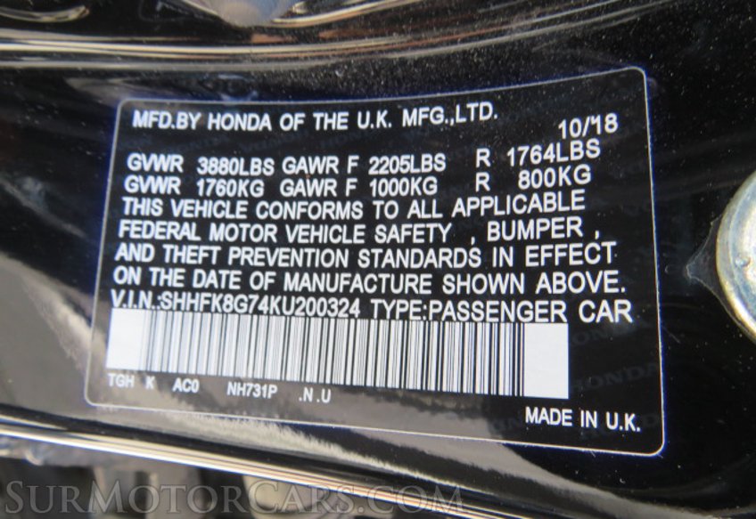 2019 Honda Civic Type R - Image 48