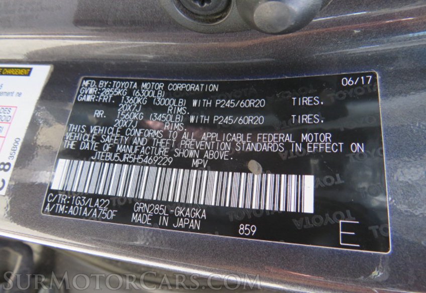 2017 Toyota 4Runner - Image 57