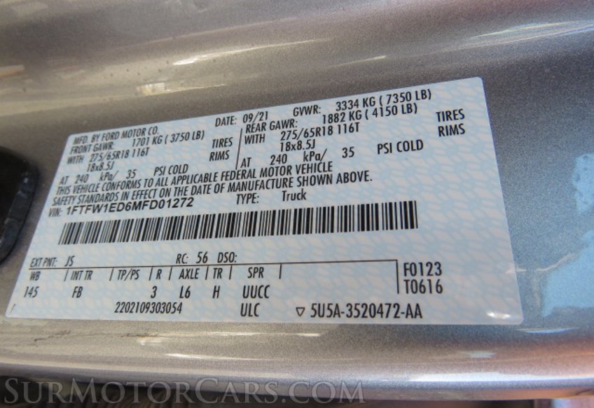 2021 Ford F-150 - Image 57