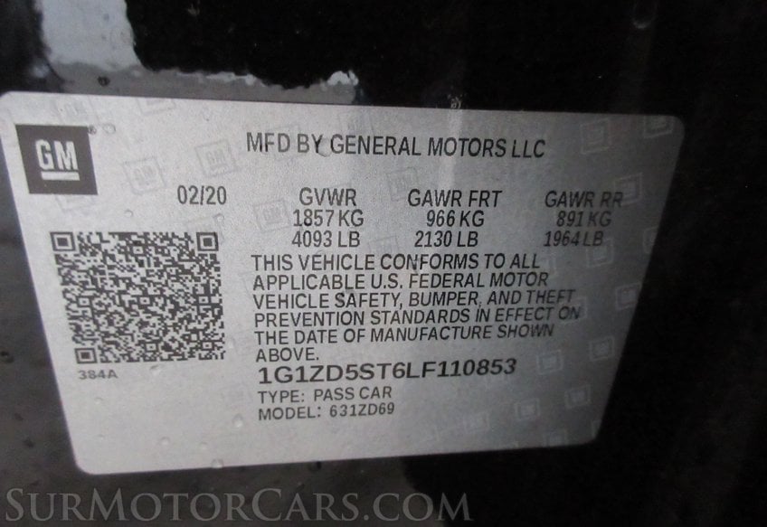 2020 Chevrolet Malibu - Image 62