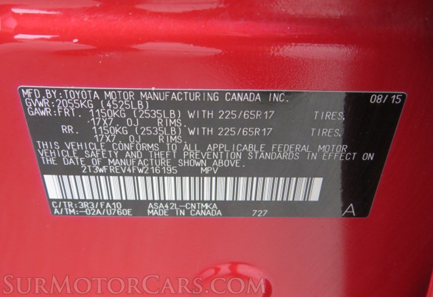 2015 Toyota RAV4 - Image 52