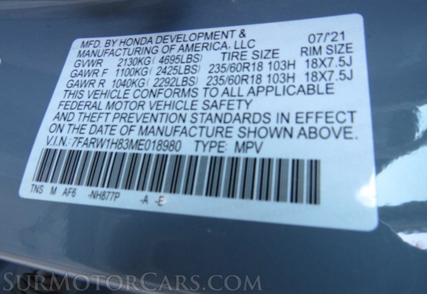 2021 Honda CR-V - Image 52