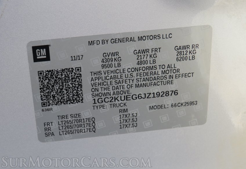 2018 Chevrolet Silverado 2500HD - Image 48