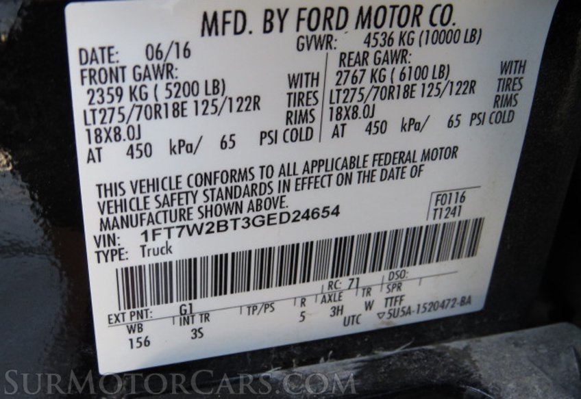 2016 Ford Super Duty F-250 SRW - Image 48