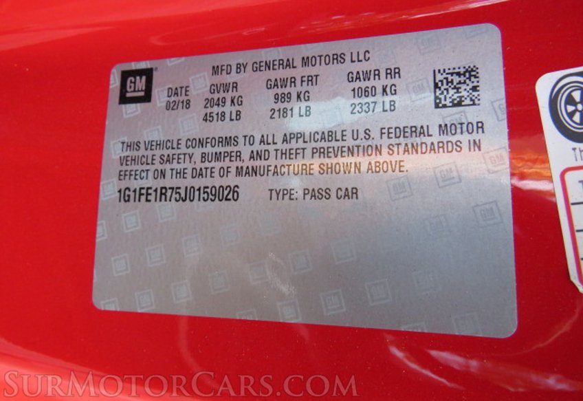 2018 Chevrolet Camaro - Image 50