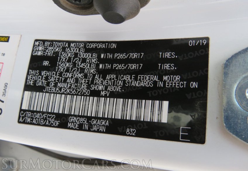 2019 Toyota 4Runner - Image 52