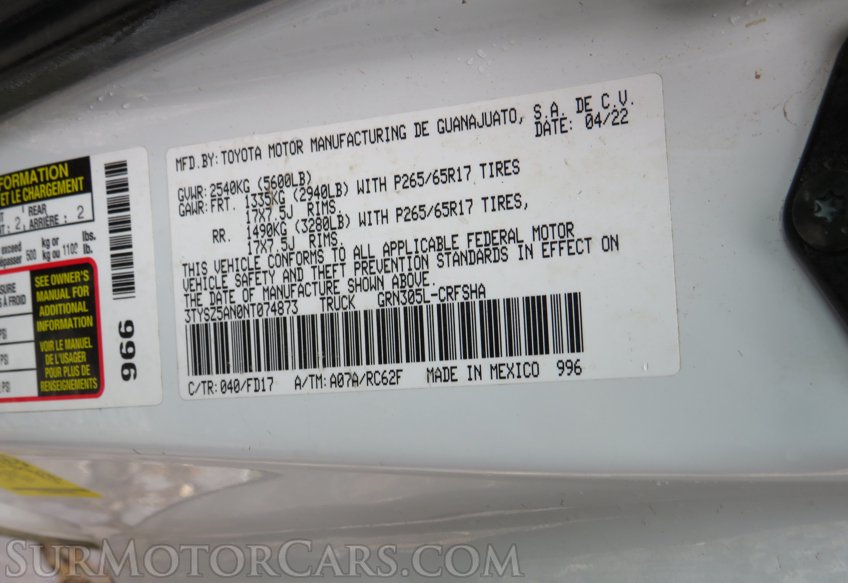 2022 Toyota Tacoma 4WD - Image 67