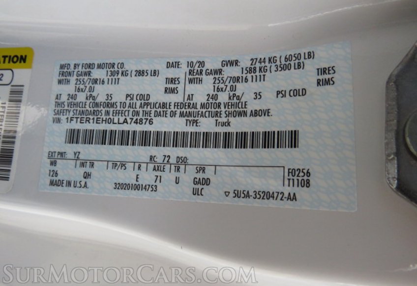 2020 Ford Ranger - Image 49