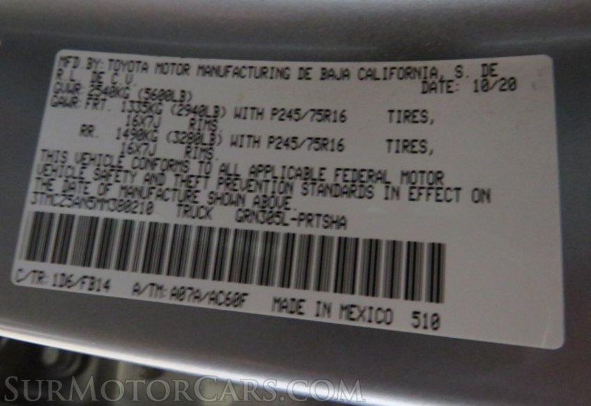 2021 Toyota Tacoma - Image 55