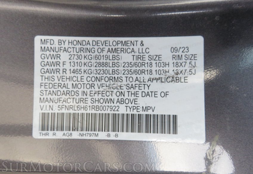 2024 Honda Odyssey - Image 68