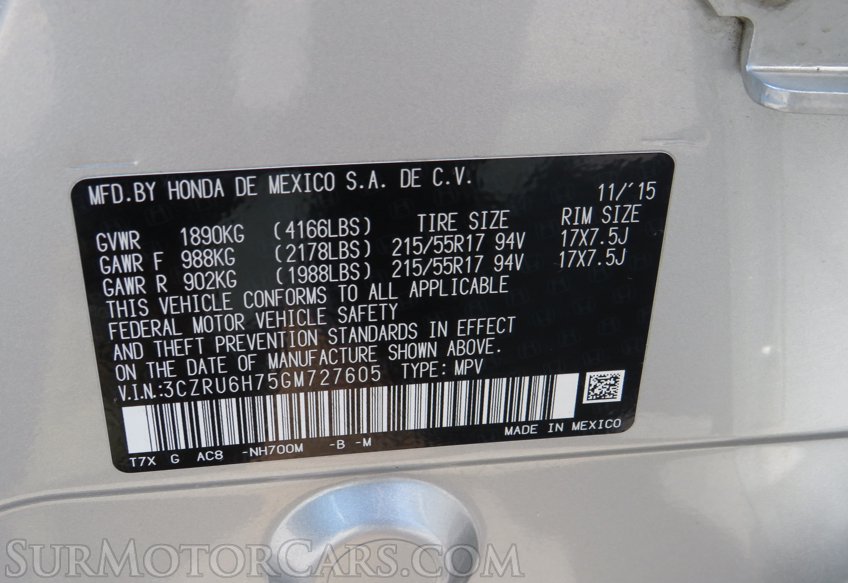 2016 Honda HR-V - Image 54