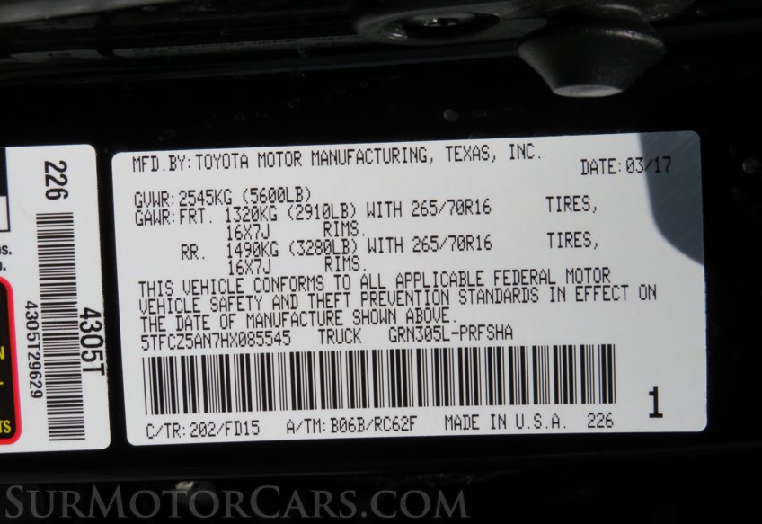 2017 Toyota Tacoma - Image 59