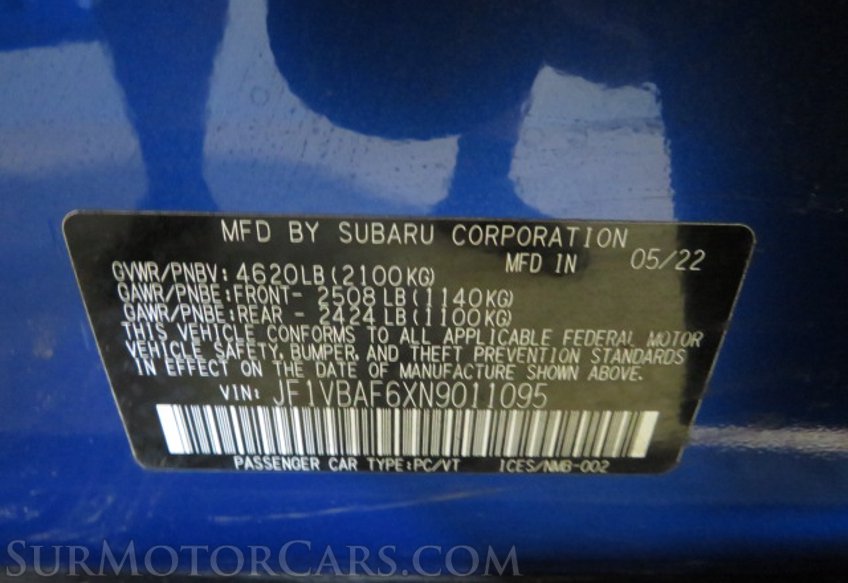 2022 Subaru WRX - Image 49