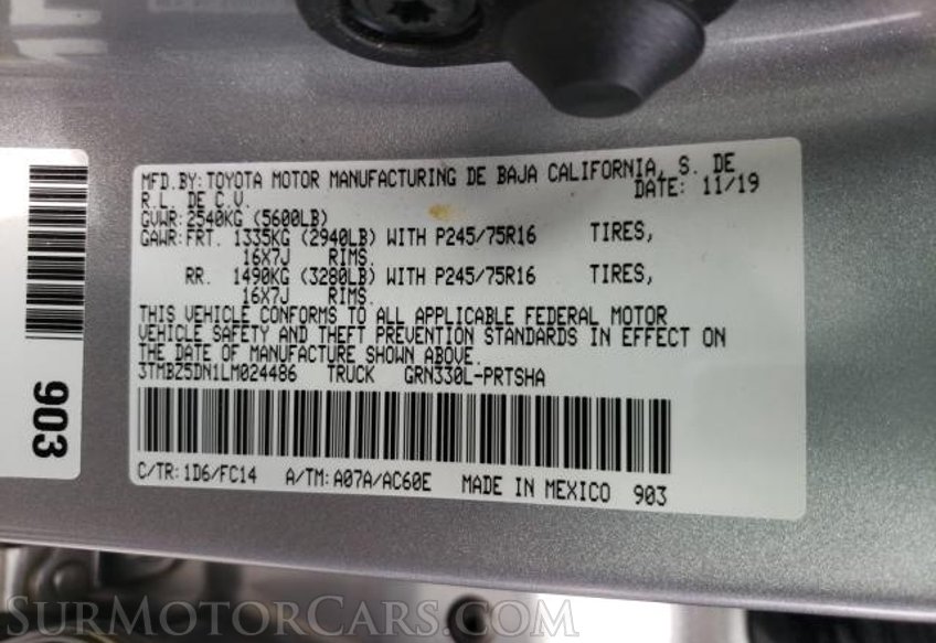 2020 Toyota Tacoma - Image 9