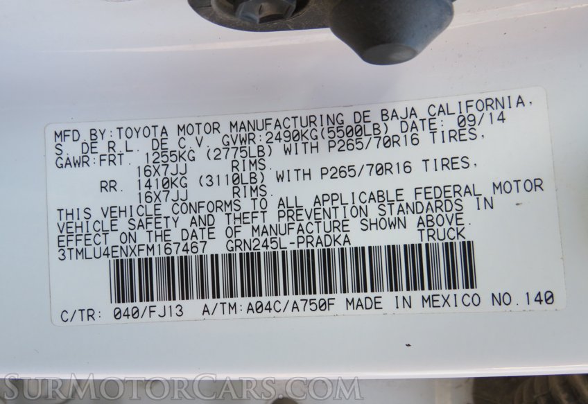 2015 Toyota Tacoma - Image 50