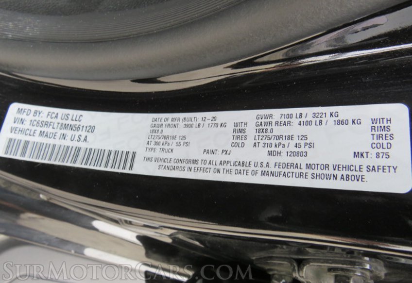 2021 Ram 1500 - Image 61