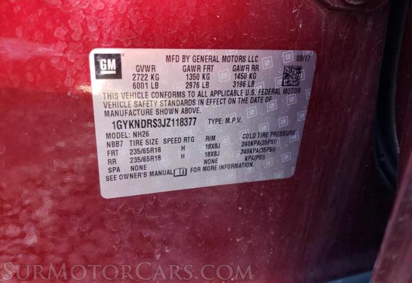 2018 Cadillac XT5 - Image 11